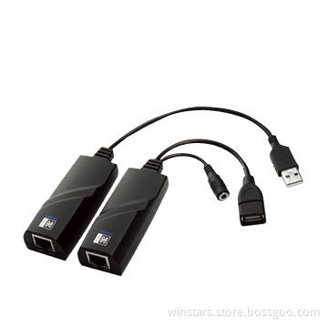 USB2.0 Extension Adapters Over Ethernet Up to 30 Meters